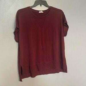 Westbound size XL MAROON short sleeve shirt